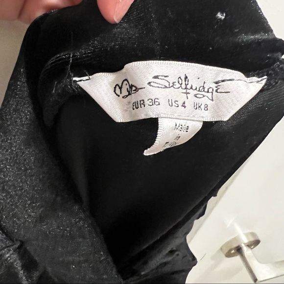 pencil skirt - size US 4 - velvet and stretchy - Picture 3 of 3